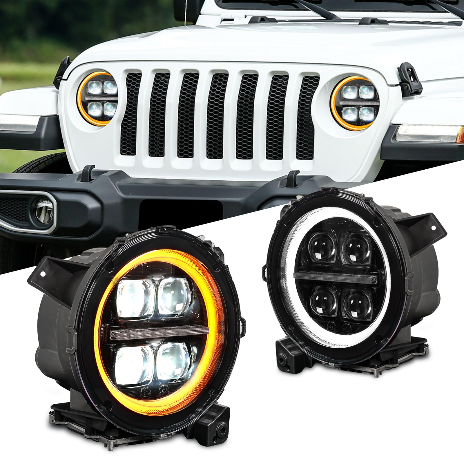Jeep ラングラー JL DRL シーケンシャル デイライト